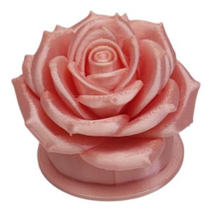 Petite rose avec socle