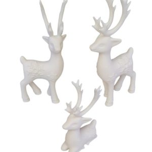 Lot de 3 Rennes noël